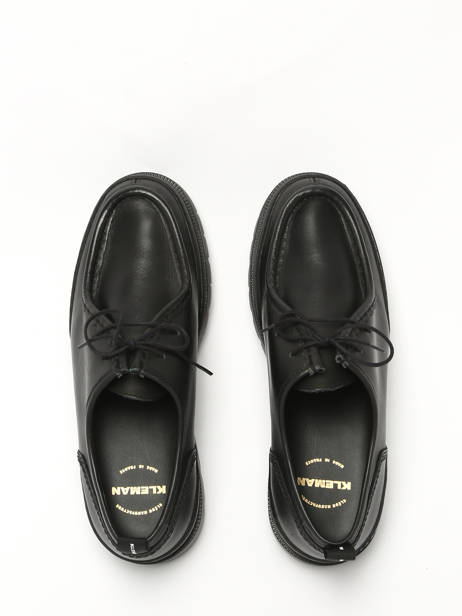 Chaussures Derbies En Cuir Kleman Noir men MAJOR vue secondaire 3