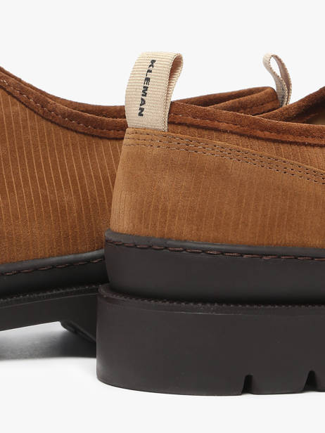 Chaussures Derbies En Cuir Kleman Marron men MAJORV vue secondaire 2