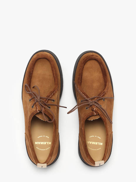 Chaussures Derbies En Cuir Kleman Marron men MAJORV vue secondaire 3