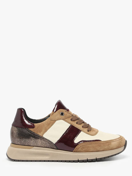 Sneakers In Leather Gabor Brown accessoires 20