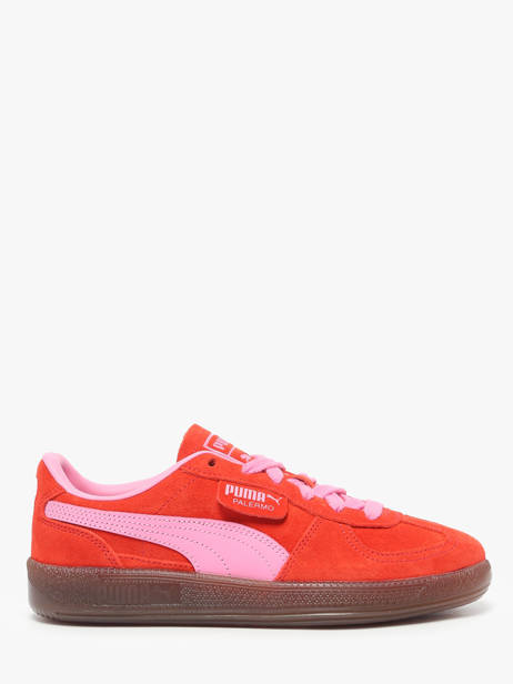 Sneakers In Leather Puma Red accessoires 39646372