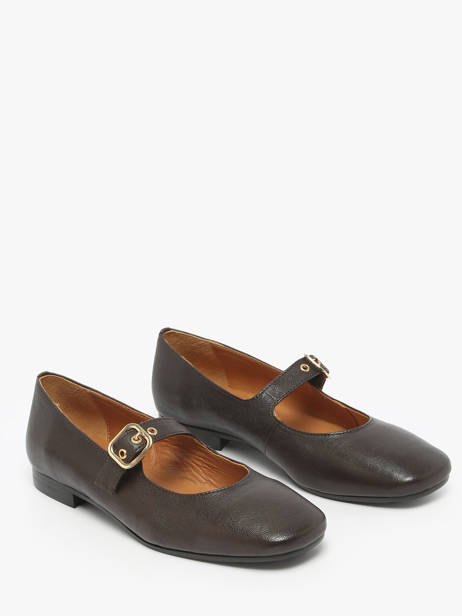 Sneakers In Leather Aliwell Brown accessoires A2715 other view 1