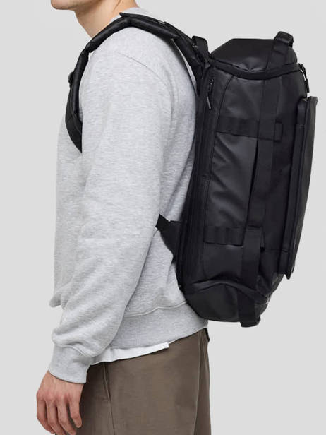 Lisbon Duffle Backpack Small Kapten and son Black backpack LISBONDU other view 1