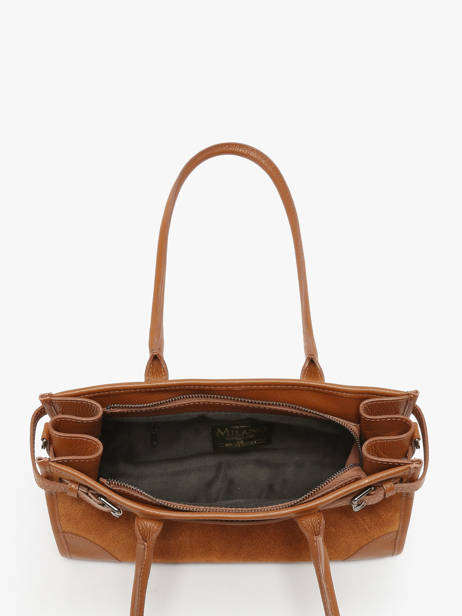 Shoulder Bag Velvet Caviar Leather Milano Brown velvet caviar VC25062 other view 3