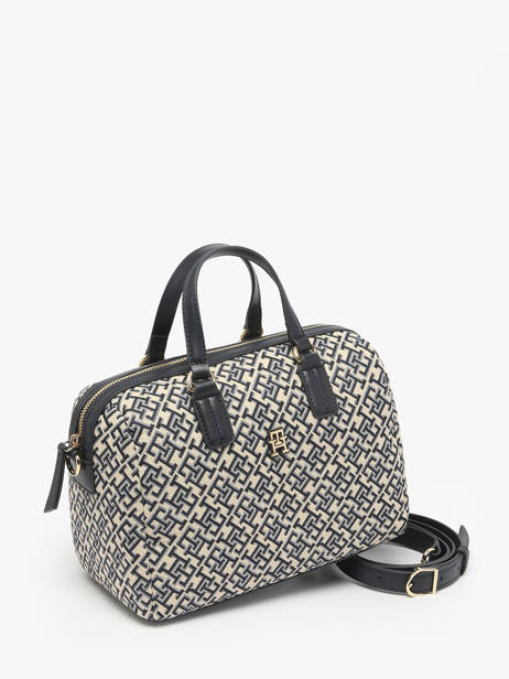 Satchel Th Jacquard Recycled Polyester Tommy hilfiger Blue th jacquard AW17633 other view 1