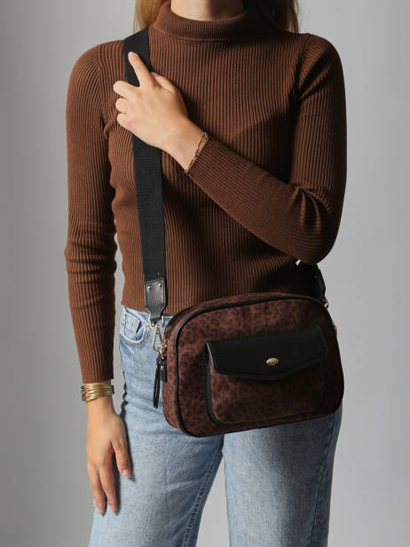 Shoulder Bag Leonie Hexagona Brown leonie 5120198 other view 1