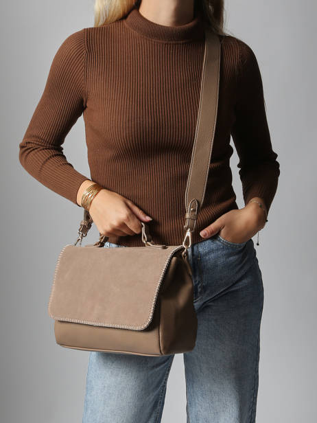 Sac Bandoulière Brodery Torrow Beige brodery TBRO03 vue secondaire 1