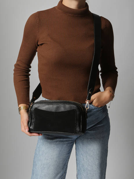 Shoulder Bag Brodery Torrow Black brodery TBRO04 other view 1