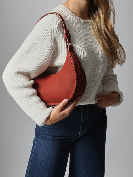 Shoulder Bag Lace Miniprix Red lace 88132 other view 1