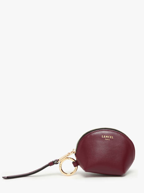 Coin Purse Leather Lancel Violet origami A13859