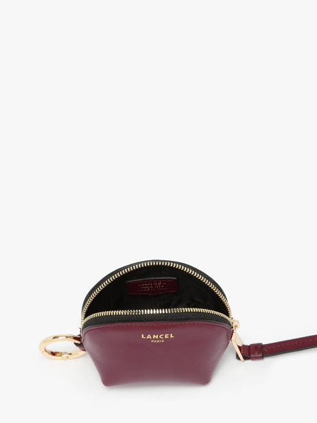 Coin Purse Leather Lancel Violet origami A13859 other view 1
