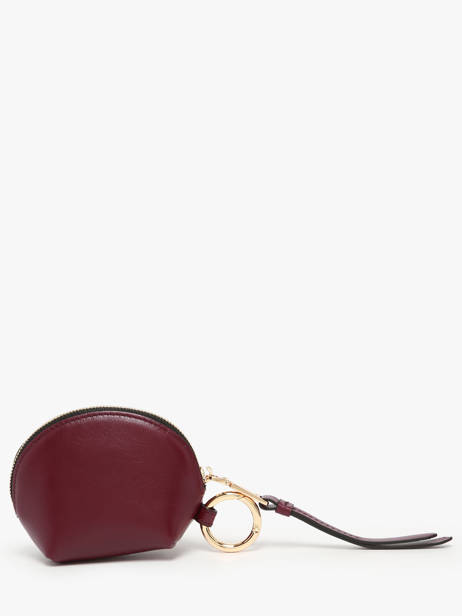 Coin Purse Leather Lancel Violet origami A13859 other view 2