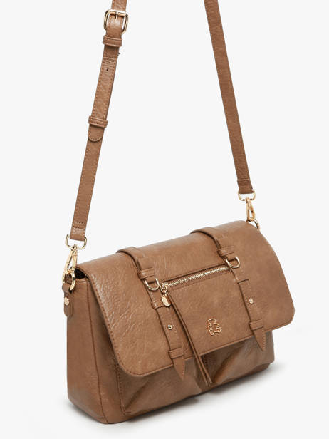 Shoulder Bag Bride Lulu castagnette Brown bride ZAYANN other view 1