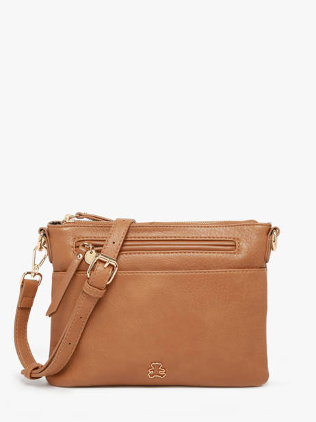 Shoulder Bag Zip Lulu castagnette Brown zip ZAHARA