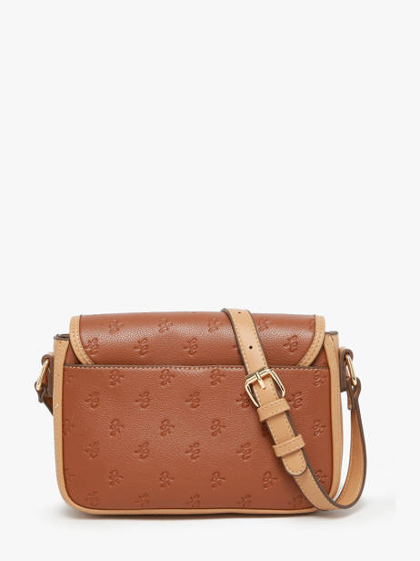 Shoulder Bag Embossed Lulu castagnette Brown embossed ZAIDOU other view 3