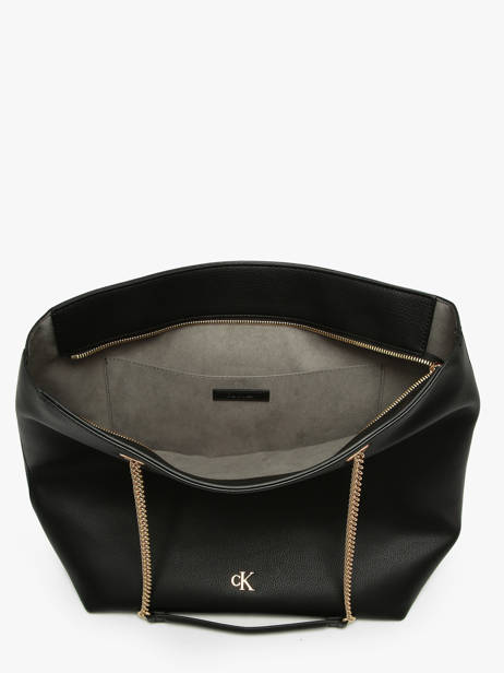 Shoulder Bag Minimal Mono Recycled Polyester Calvin klein jeans Black minimal mono 4F3204G other view 3