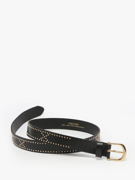 Ceinture Pieces Noir june 17160105 vue secondaire 2