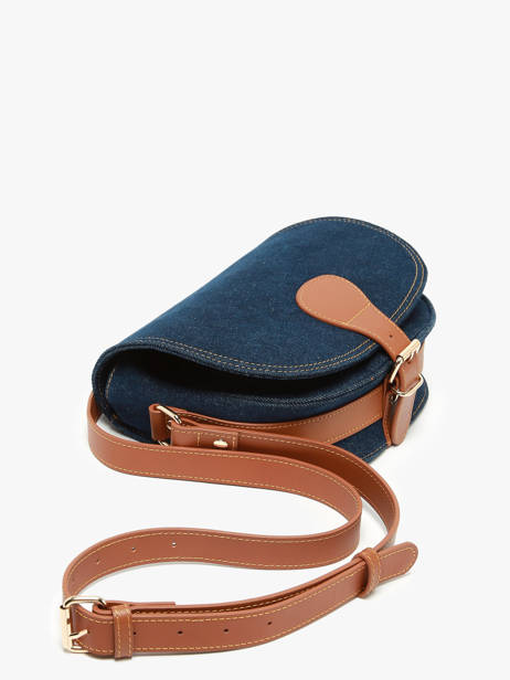 Sac Bandoulière Denim Brut Paul marius Bleu denim brut BOHEMDEB vue secondaire 1