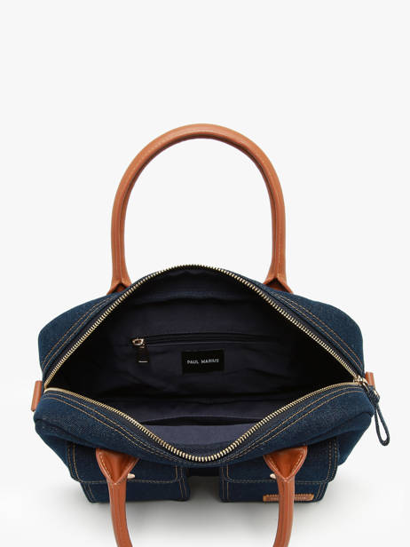 Sac Bandoulière Denim Brut Paul marius Bleu denim brut DANDSDEB vue secondaire 2