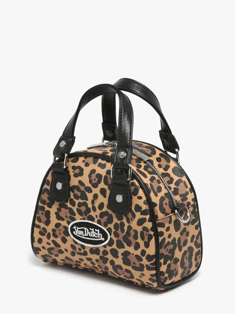 Mini Sac à Main Nolah Léopard Von dutch Multicolore bags NOLAH vue secondaire 1