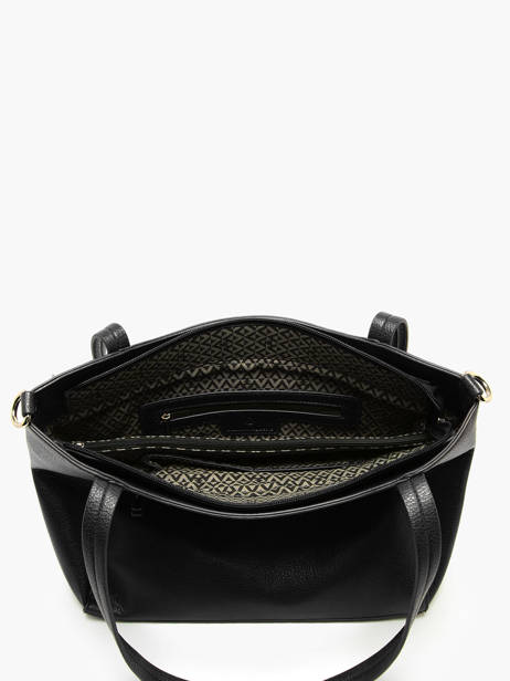 Sac Porté épaule Soft Lulu castagnette Noir soft ZACARI vue secondaire 3