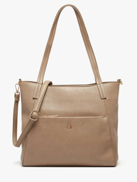 Sac Porté épaule Soft Lulu castagnette Beige soft ZACARI