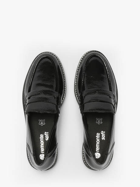 Moccasins In Leather Remonte Black accessoires 2 other view 3