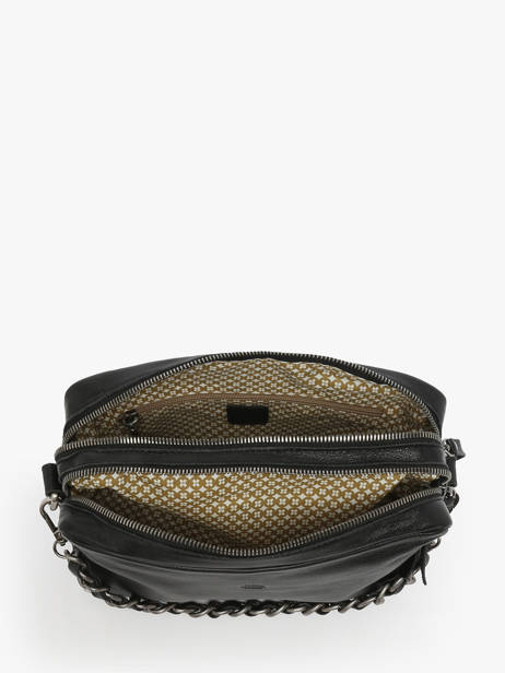 Sac Bandoulière Vintage Cuir Mila louise Noir vintage 23673LC vue secondaire 3