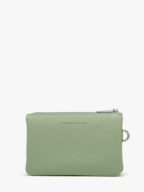 2-compartment Leather Pouch Nathan baume Green original n 283N other view 2