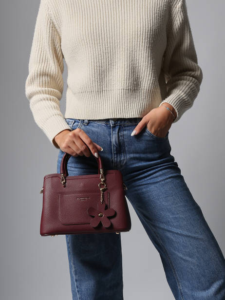 Shoulder Bag Grained Miniprix Red grained H6931 other view 1