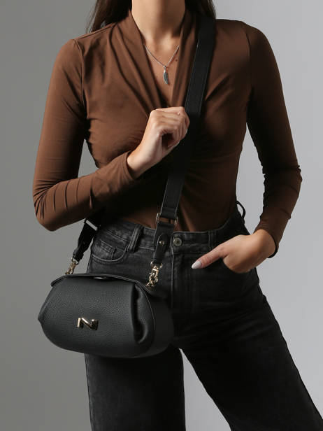 Crossbody Bag Nymphea Leather Nathan baume Black nymphea 2 other view 1
