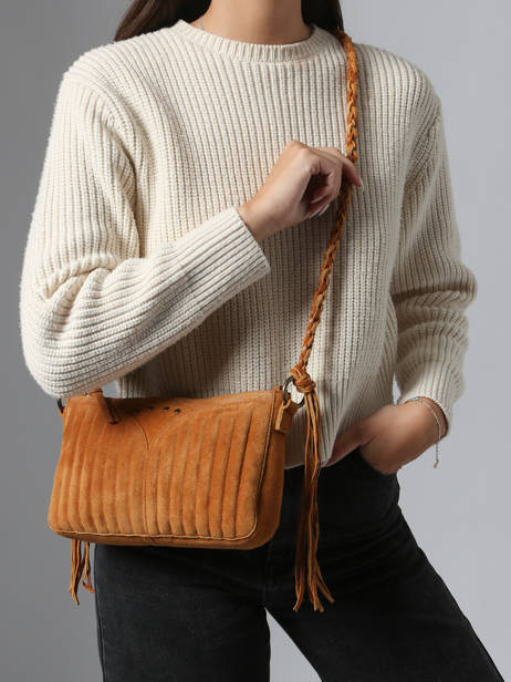 Shoulder Bag Jane Leather Pieces Brown jane 17160059 other view 1