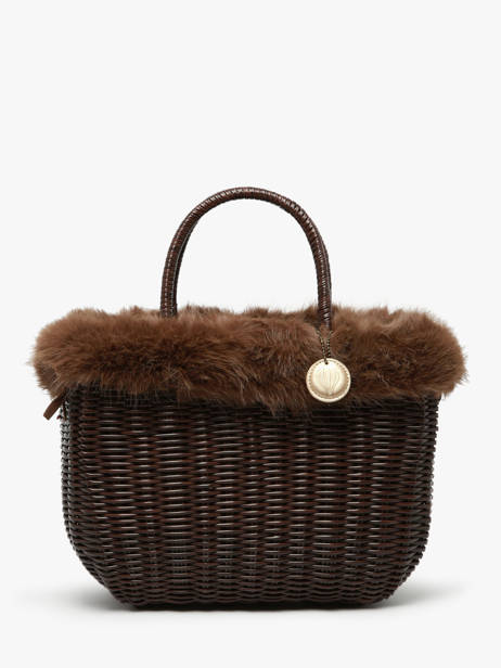 Cabas Doudou Le voyage en panier Marron doudou M