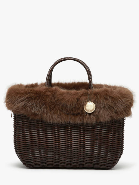 Shopping Bag Doudou Le voyage en panier Brown doudou L