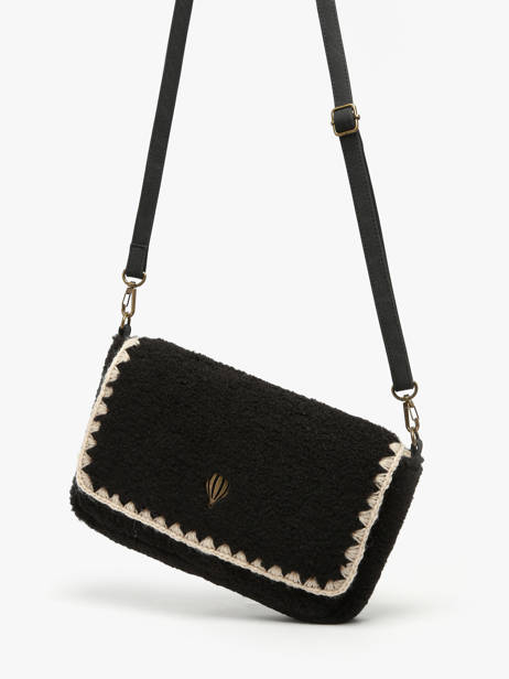 Shoulder Bag Winter Le voyage en panier Black winter AHP288 other view 1