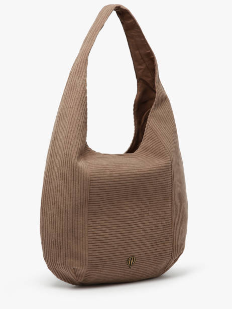 Shoulder Bag Velours Le voyage en panier Brown velours AHP243 other view 2