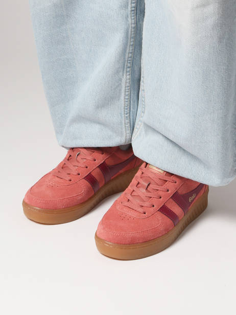 Sneakers Grandslam In Leather Gola Red women CLA589 other view 1