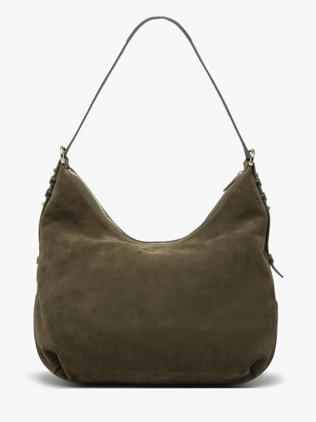 Suede Leather Carrie Shoulder Bag Nathan baume Green vogue 1 other view 5
