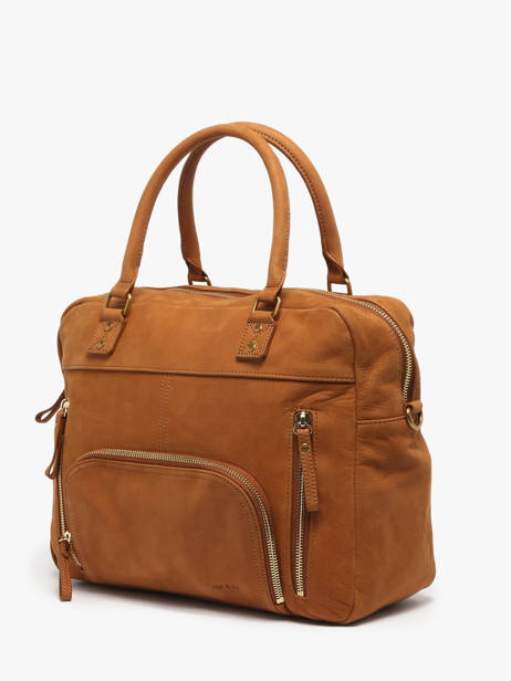 Shopping Bag Vintage Leather Nat et nin Brown vintage MACY other view 2