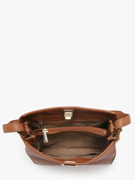Sac Porté épaule Mademoiselle Romy Cuir Lancaster Marron mademoiselle romy 105 vue secondaire 3