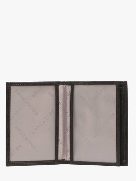 Portefeuille Cuir Lancaster Marron soft vintage homme 120-12 vue secondaire 3