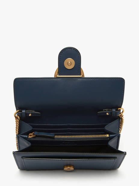 Crossbody Bag Love Bag Icon Leather Pinko Blue love bag icon A0F1 other view 3