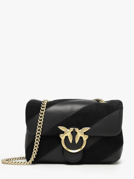 Shoulder Bag Love Bag Puff Leather Pinko Black love bag puff A2JY