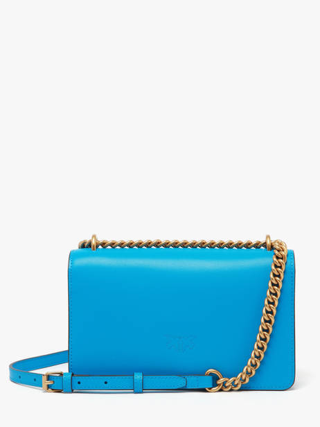 Shoulder Bag Love Bag Icon Leather Pinko Blue love bag icon A0F1 other view 3