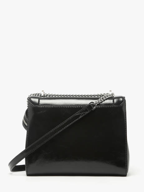 Medium Ninon Crossbody Bag In Naplack Leather Lancel Black ninon A13767 other view 3