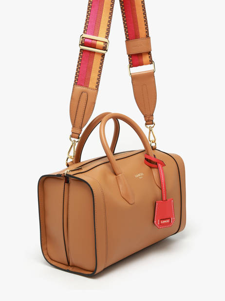 Medium Leather Bcbg Bowling Bag Lancel Brown bcbg A13690 other view 1
