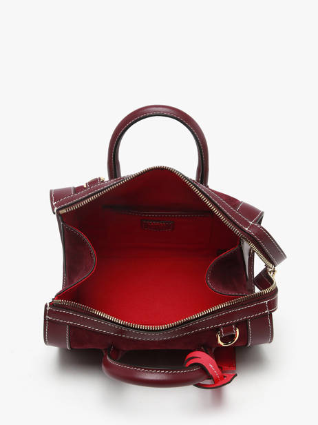 Suede Leather Mini Bcbg Bowling Bag Lancel Violet bcbg A13692 other view 2