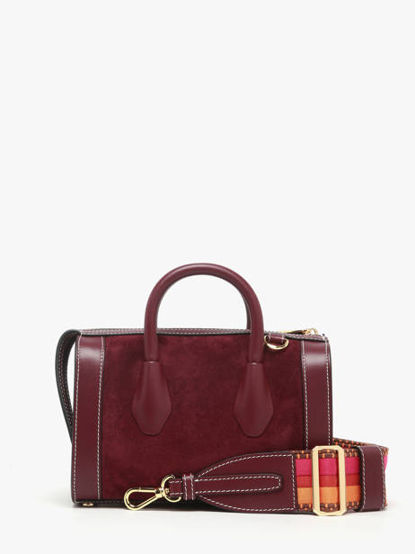 Suede Leather Mini Bcbg Bowling Bag Lancel Violet bcbg A13692 other view 3