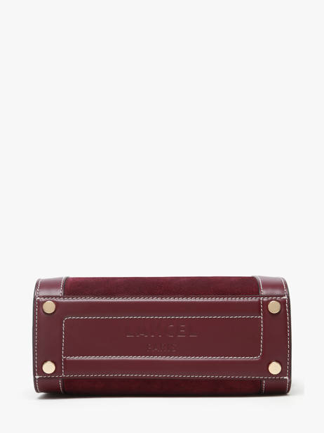 Suede Leather Mini Bcbg Bowling Bag Lancel Violet bcbg A13692 other view 4