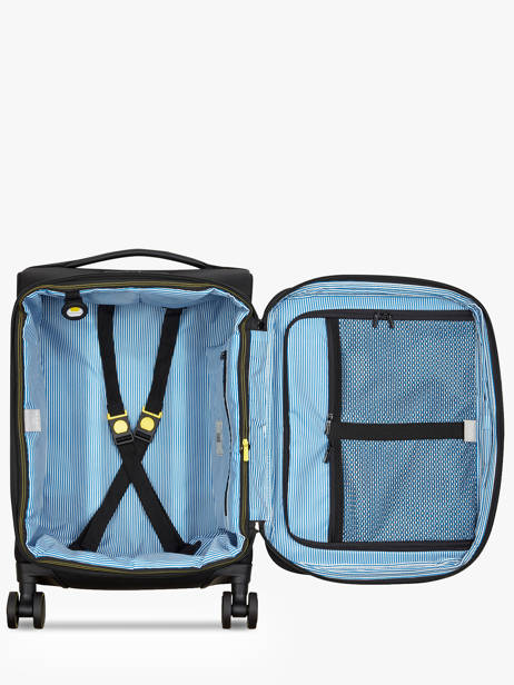 Expandable Cabin Luggage Delsey Black montmartre 3.0 801 other view 3